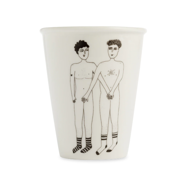 Becher Porzellan verschiedene Motive