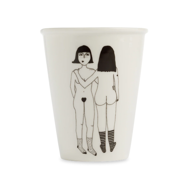 Becher Porzellan verschiedene Motive