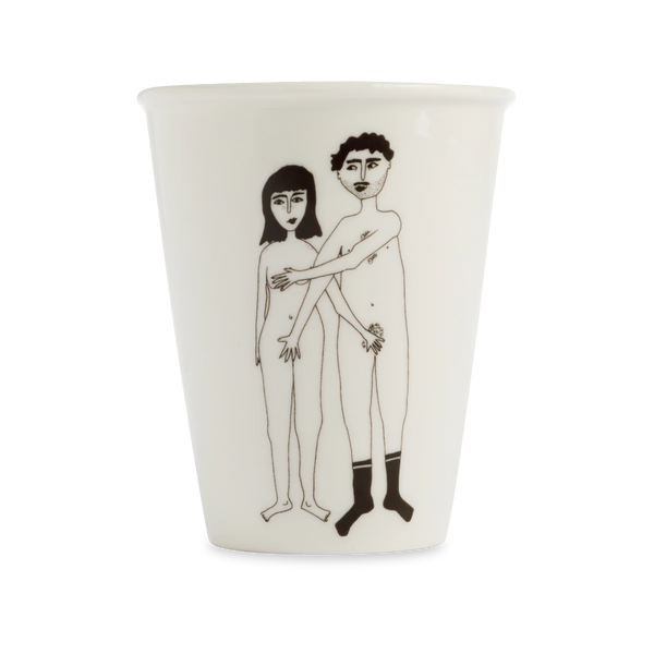 Becher Porzellan verschiedene Motive