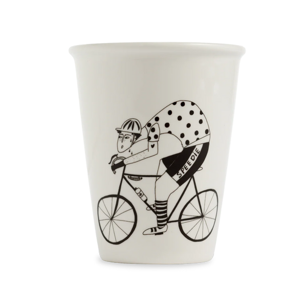 Becher Porzellan verschiedene Motive