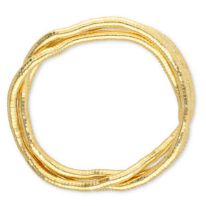 Kette flexibel Silber/Gold