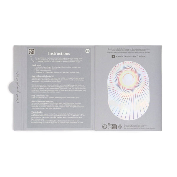 Regenbogen Aufkleber – You are the sunshine