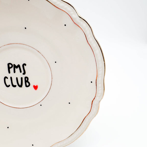 Wandteller "PMS Club"