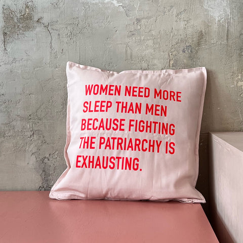Kissen "Women need more sleep" Rosa oder Pink