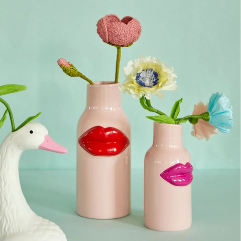 Vase "Lippen" Keramik