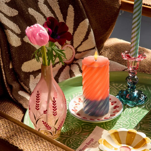 Vase "Lavendel" Glas rosa