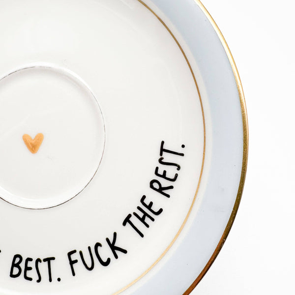 Wandteller "You are the best f*ck the rest"