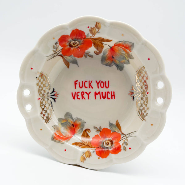 Wandteller "Fuck You Very Much"