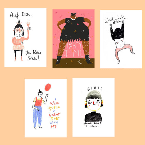 Best Life Postkarten Set Slinga