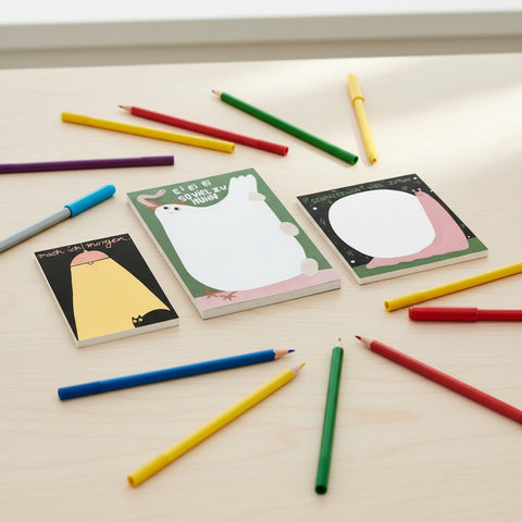 Tierisch motivierende Notizblöcke im 3er Pack