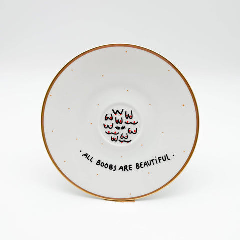 Wandteller "All Boobs Are Beautiful"