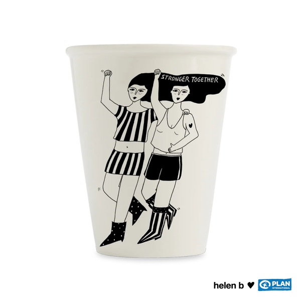 Becher Porzellan verschiedene Motive