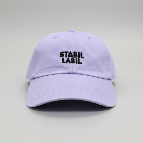 Basecap „STABIL LABIL“ - lila