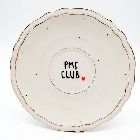 Wandteller "PMS Club"