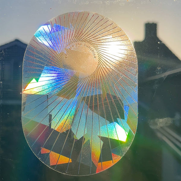 Regenbogen Aufkleber – You are the sunshine