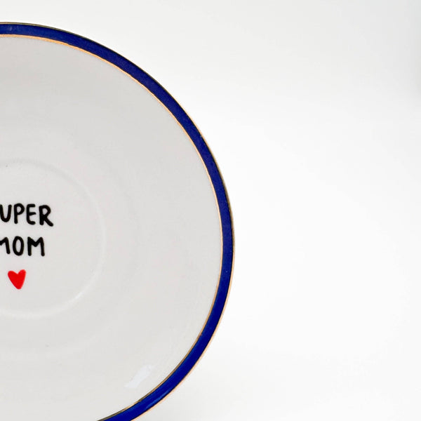 Wandteller "Super Mom"