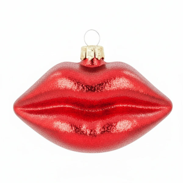 Weihnachtsbaumschmuck knutschiger Kußmund