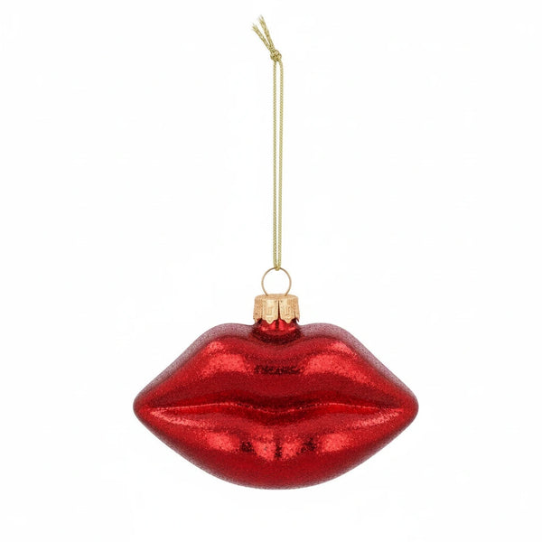 Weihnachtsbaumschmuck knutschiger Kußmund