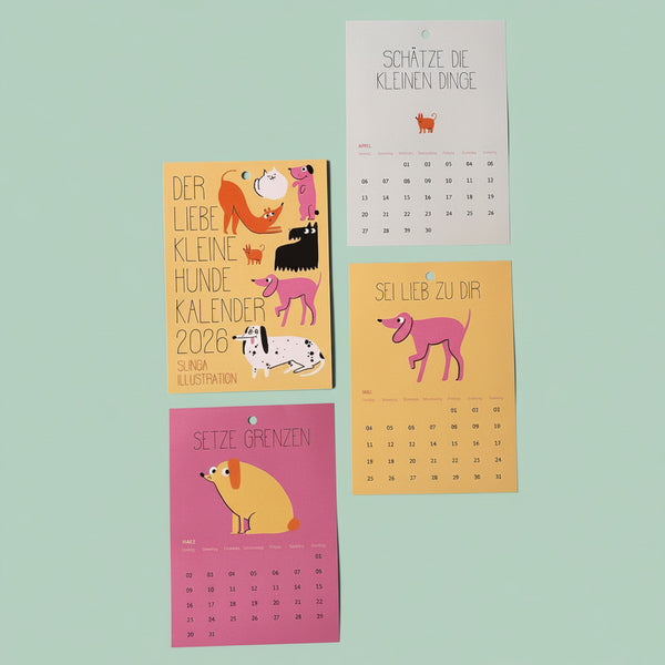 Der liebe kleine Hundekalender 2026