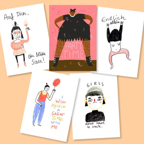 Best Life Postkarten Set Slinga