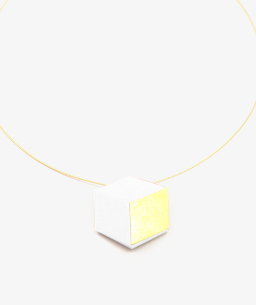 Kette "Ambivalenz" Weiß-Gold