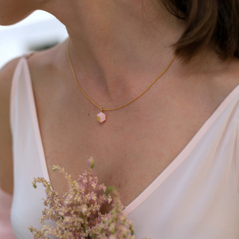 Kette Fine "Ambivalenz" Rosa-Gold