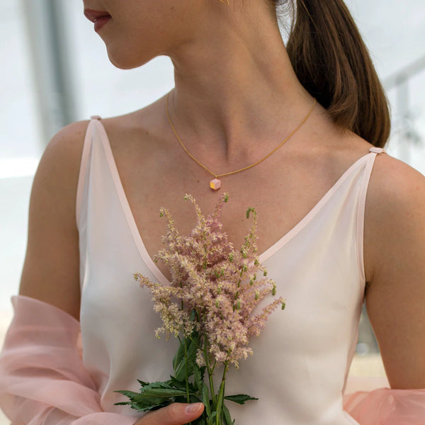 Kette Fine "Ambivalenz" Rosa-Gold