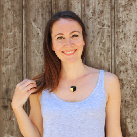 Kette "Ambivalenz" Schwarz-Gold