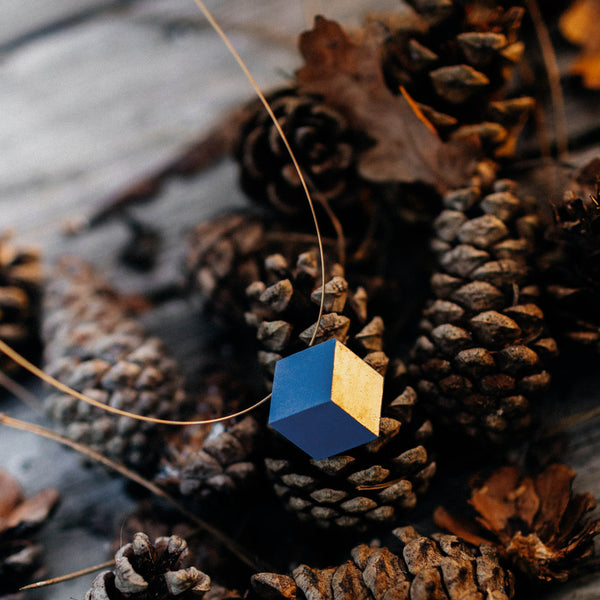 Kette "Ambivalenz" Jeans-Gold