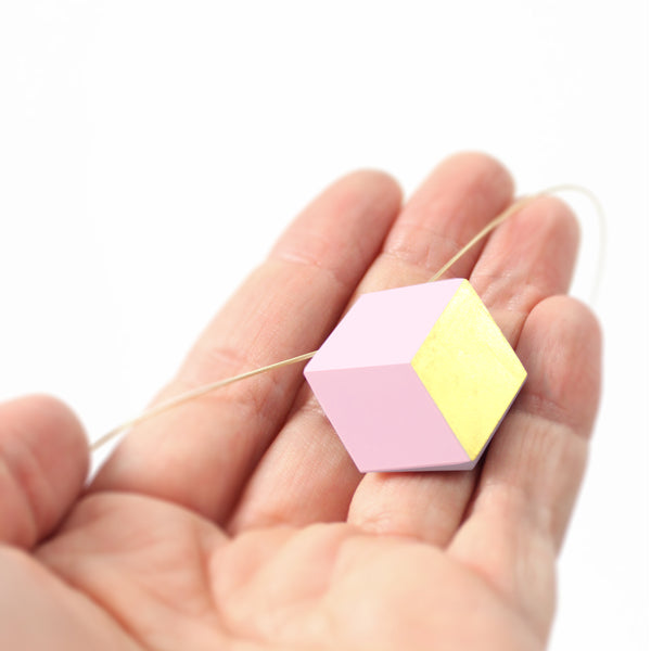 Kette "Ambivalenz" Rosa-Gold