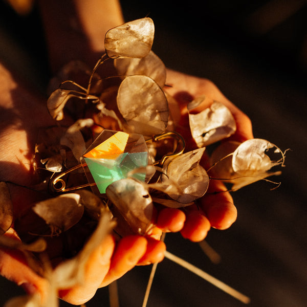 Brosche "Kaleidoskop" Gold