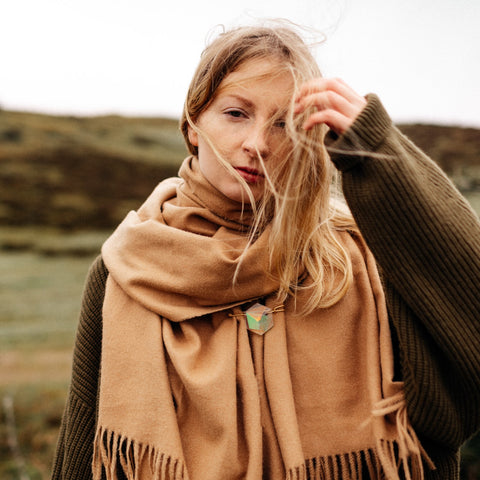 Brosche "Kaleidoskop" Gold