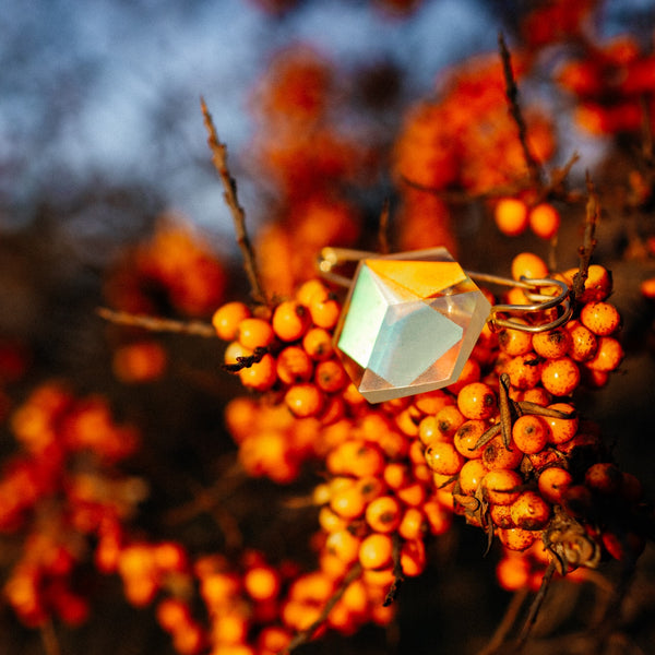 Brosche "Kaleidoskop" Gold