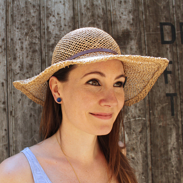 Ohrstecker "Galaxie" Dunkelblau