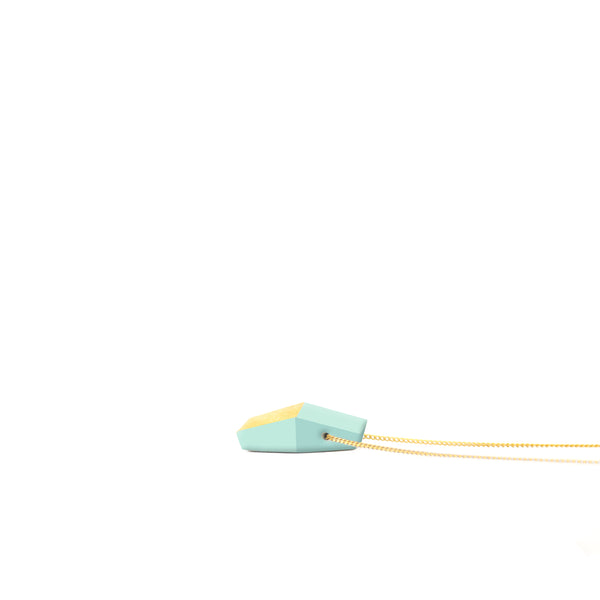 Kette lang "Ambivalenz" Mint-Gold