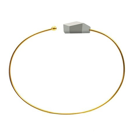 Armreifen "Purismus" Grau