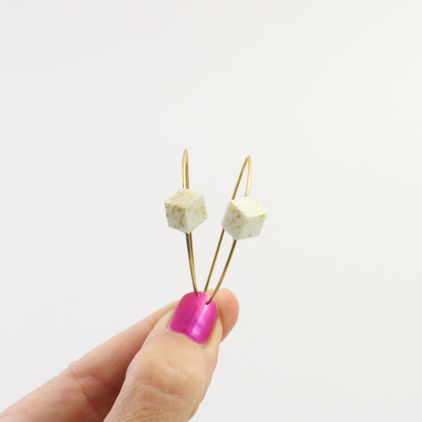 Halbmond-Creolen "Unikum" Glow-Gold