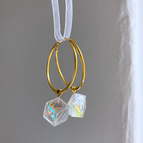 Creolen Zebra "Kaleidoskop" Gold