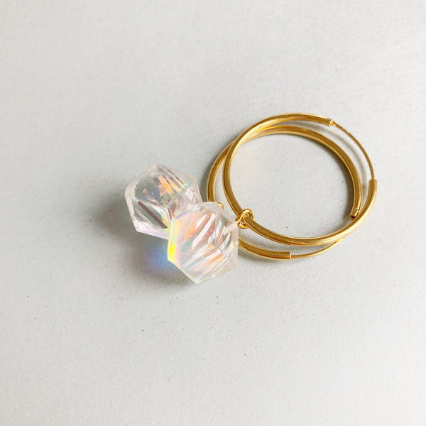 Creolen Zebra "Kaleidoskop" Gold