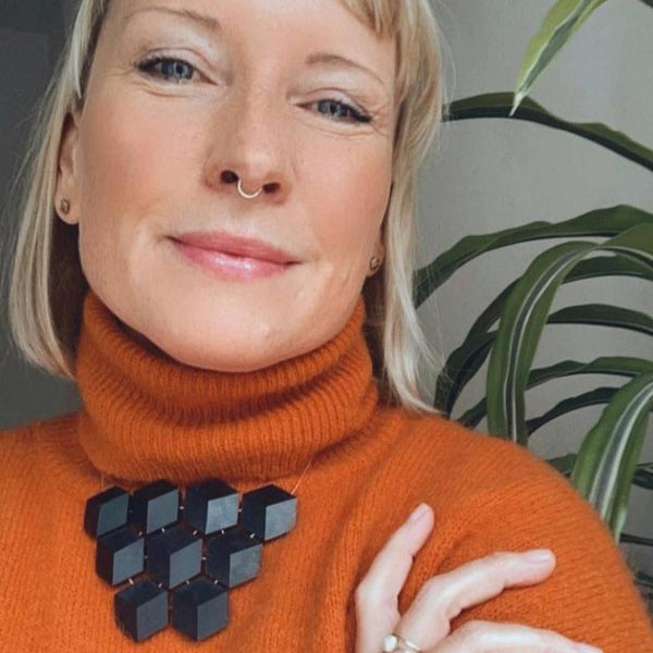 Collier "Purismus" Schwarz