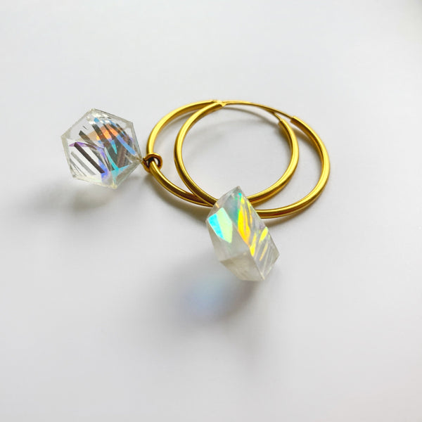 Creolen Zebra "Kaleidoskop" Gold