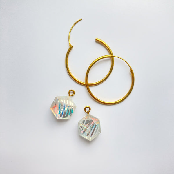 Creolen Zebra "Kaleidoskop" Gold