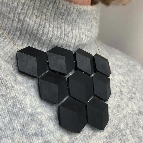 Collier "Purismus" Schwarz