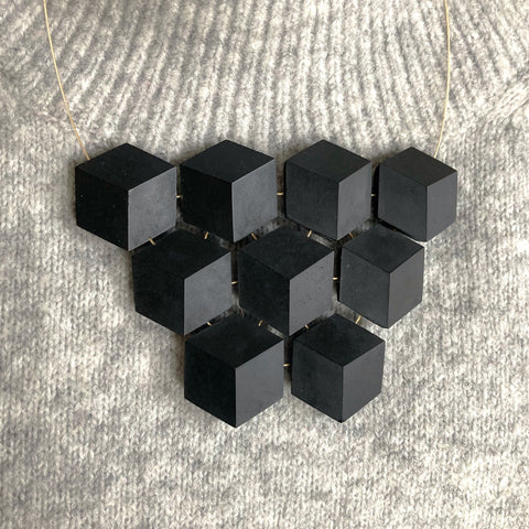 Collier "Purismus" Schwarz