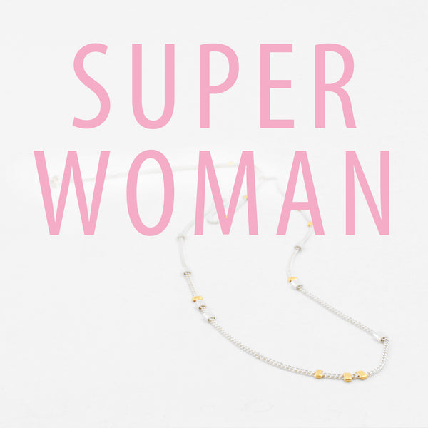 Kette Morsecode SUPERWOMAN