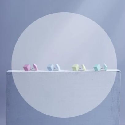 Ohrstecker "Purismus" Rosa