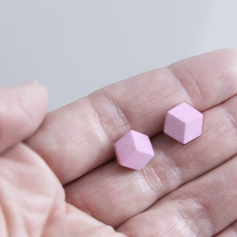 Ohrstecker "Purismus" Rosa