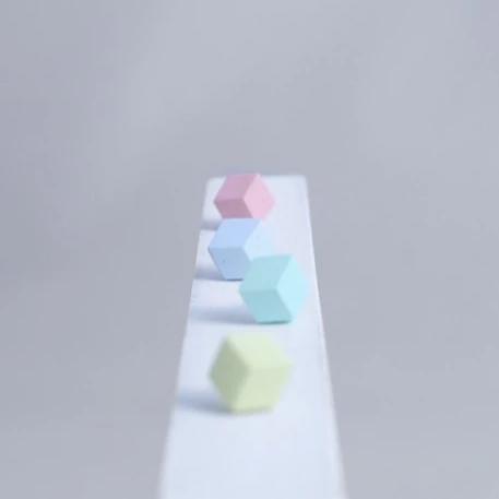 Ohrstecker "Purismus" Rosa